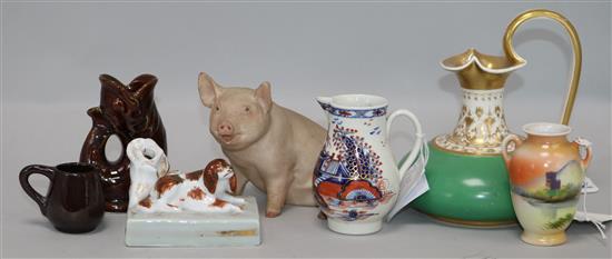 A collection of mixed ceramics